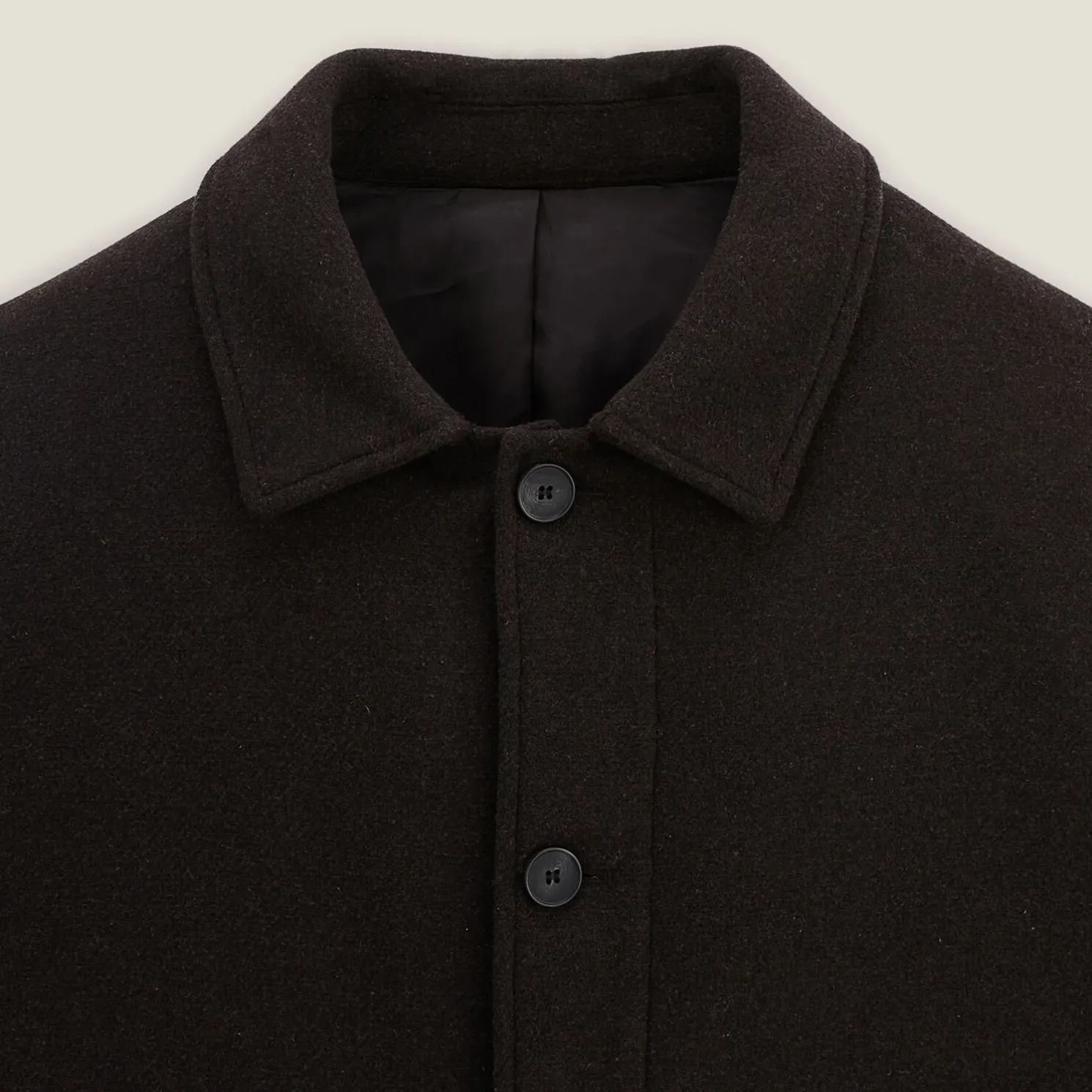 Wollen tussenseizoensjack