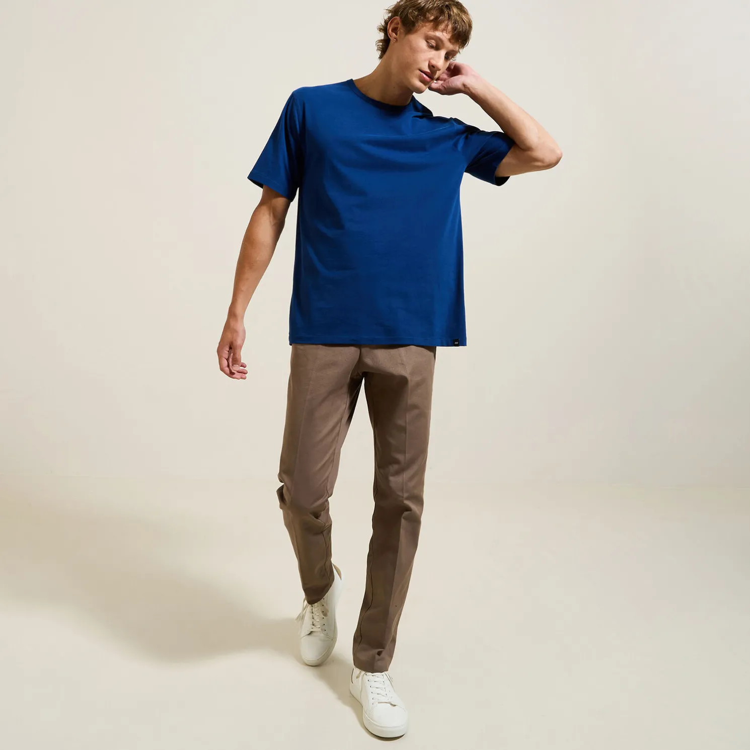 Zacht T-shirt met ronde hals