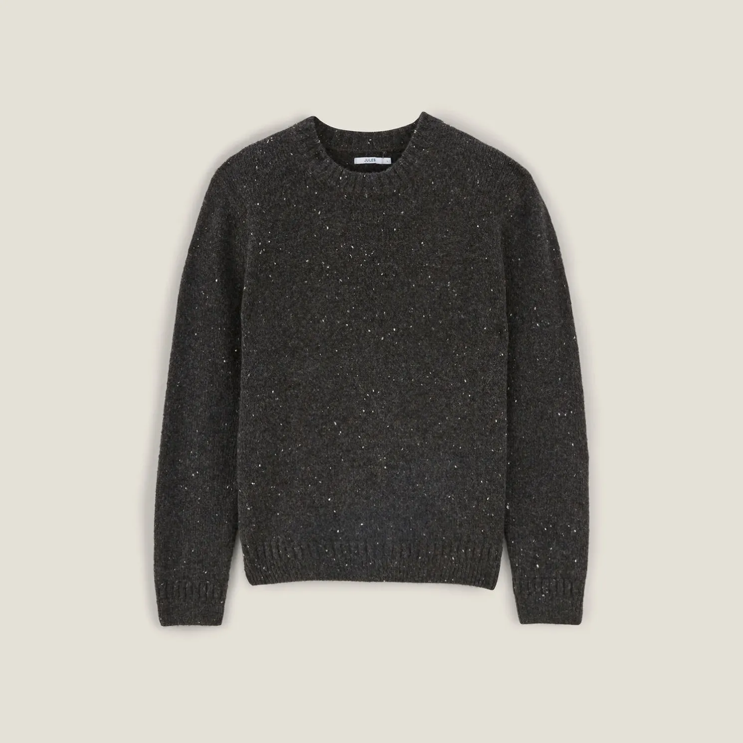 Zachte trui met ronde hals